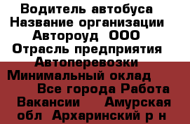 Водитель автобуса › Название организации ­ Автороуд, ООО › Отрасль предприятия ­ Автоперевозки › Минимальный оклад ­ 50 000 - Все города Работа » Вакансии   . Амурская обл.,Архаринский р-н